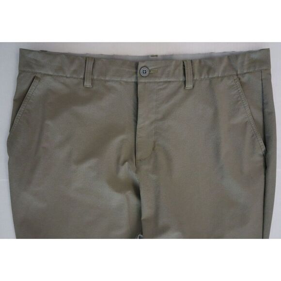 adidas CD9848 Men's Sz 38x32 Beige Active Performance Straight Leg Khaki Pants - Picture 8 of 9